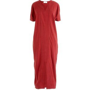 Universal Standard Stretch Cupro Dress Tomato